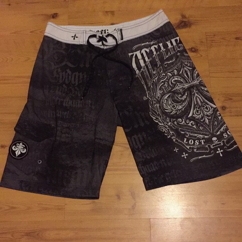 Men's Affliction Swim Trunks